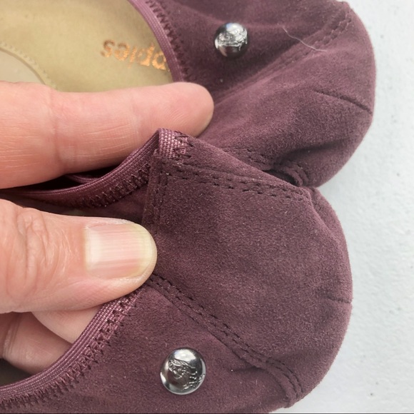 Hush Puppies Ballet Shoes Purple Size 8 - Picture 5 of 8